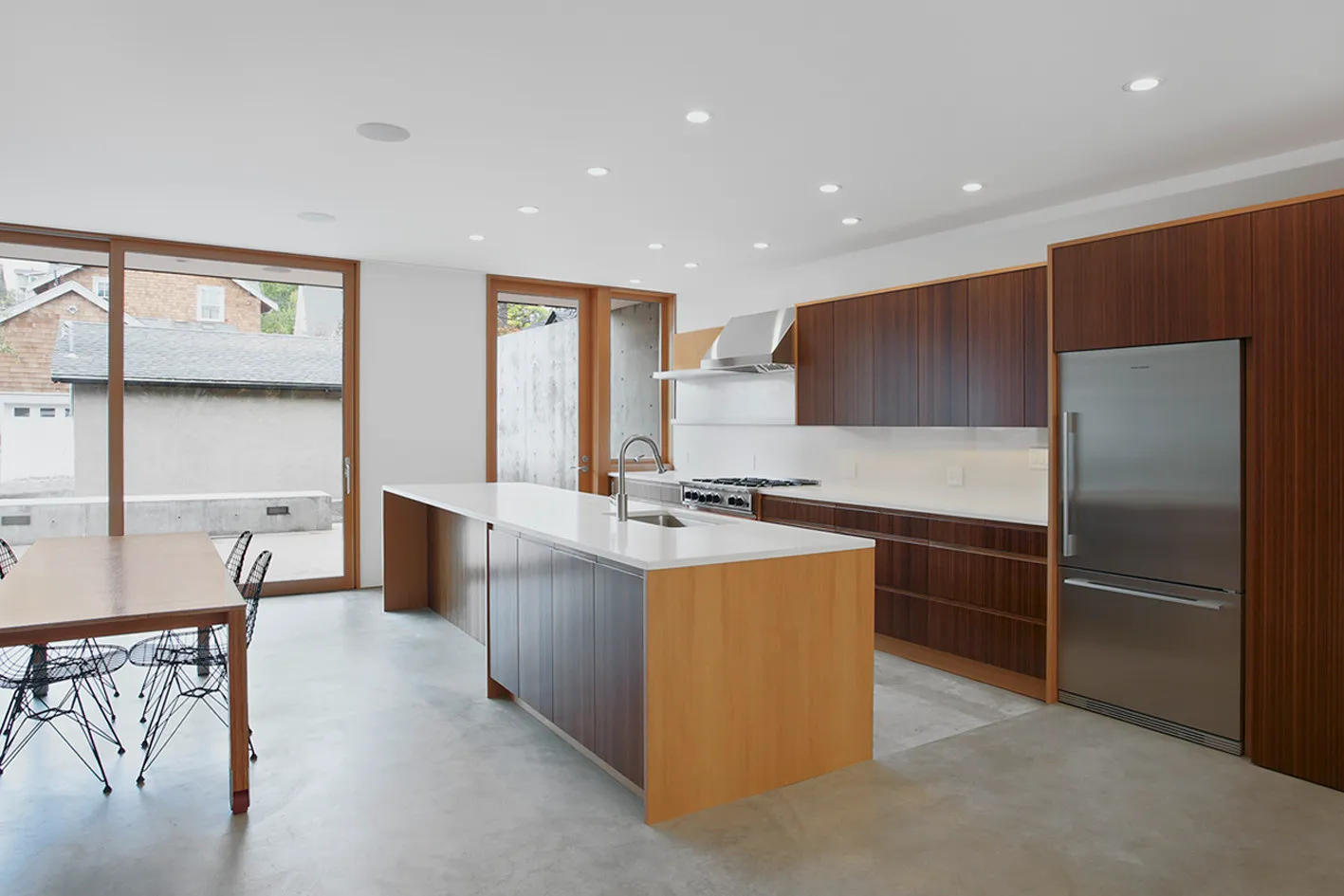 kitchen cabinets and island in Seattle