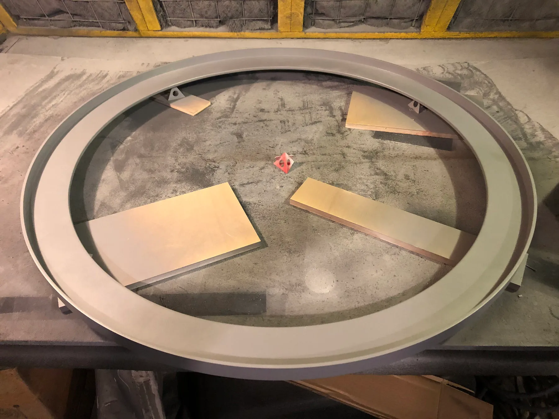 Oxbow makes frames in custom shapes, and can finish them to order