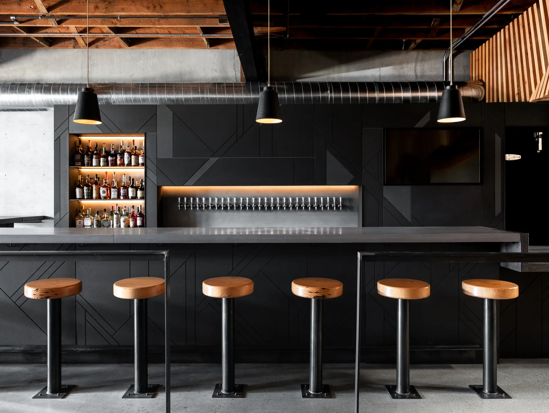 High quality wood fixtures can take a beating in retail environments